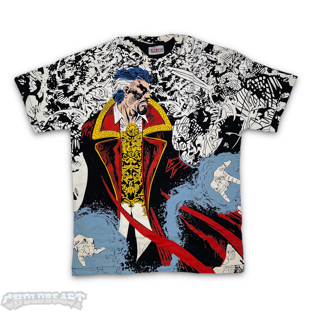 Marvel DR Strange ALL OVER MEGA PRINT AOP T Shirt M DS RUSH X BEYOND